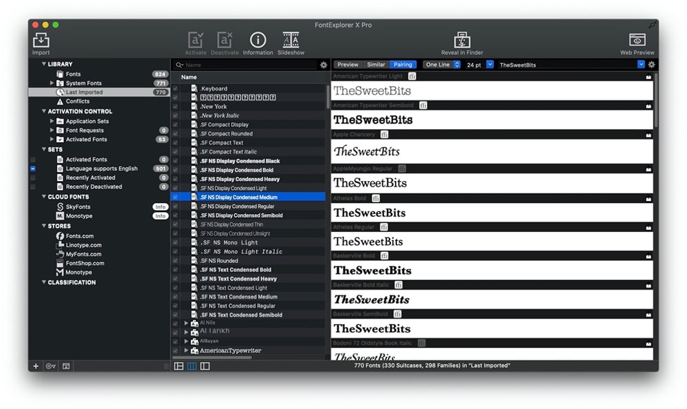 best font manager for mac os x 2018